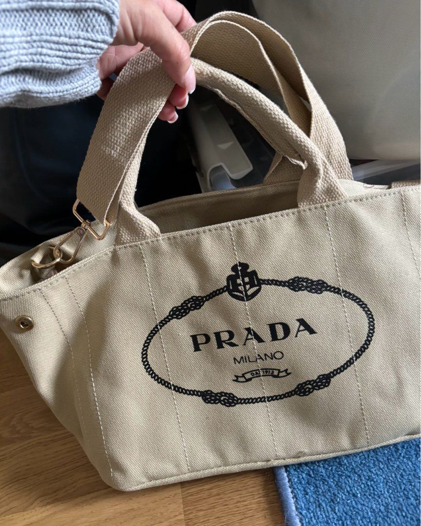 Prada canvas bag