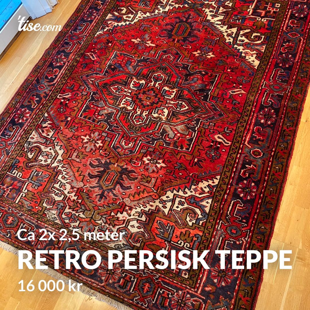 Retro persisk teppe