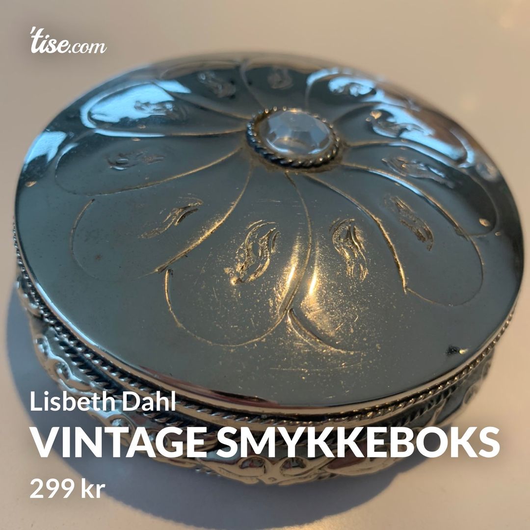 Vintage smykkeboks