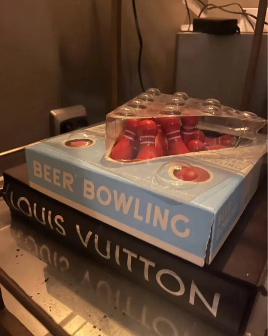 Beer bowling spill