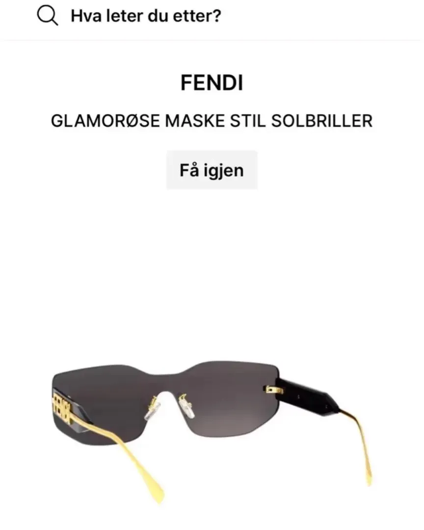 Fendi solbriller