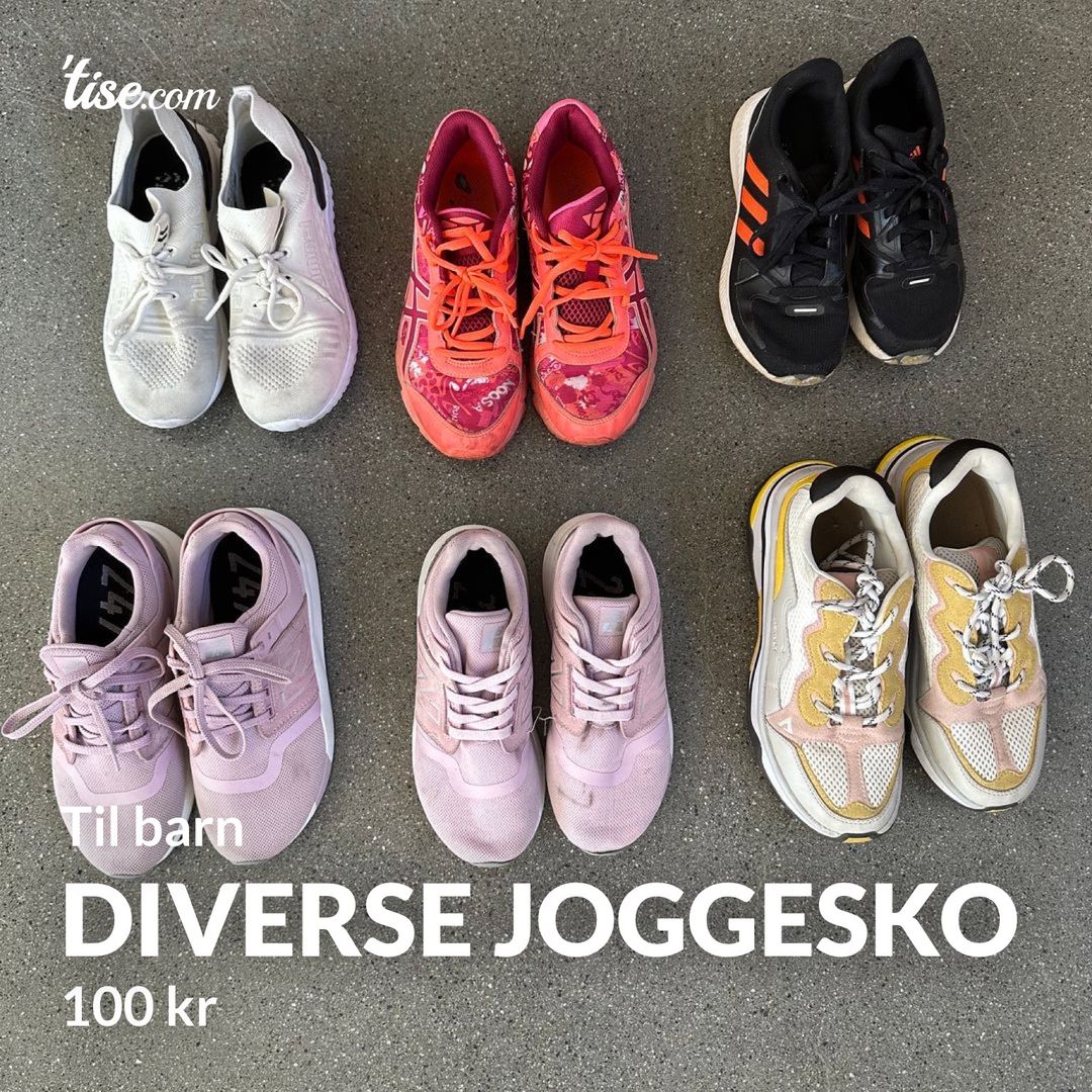 Diverse joggesko