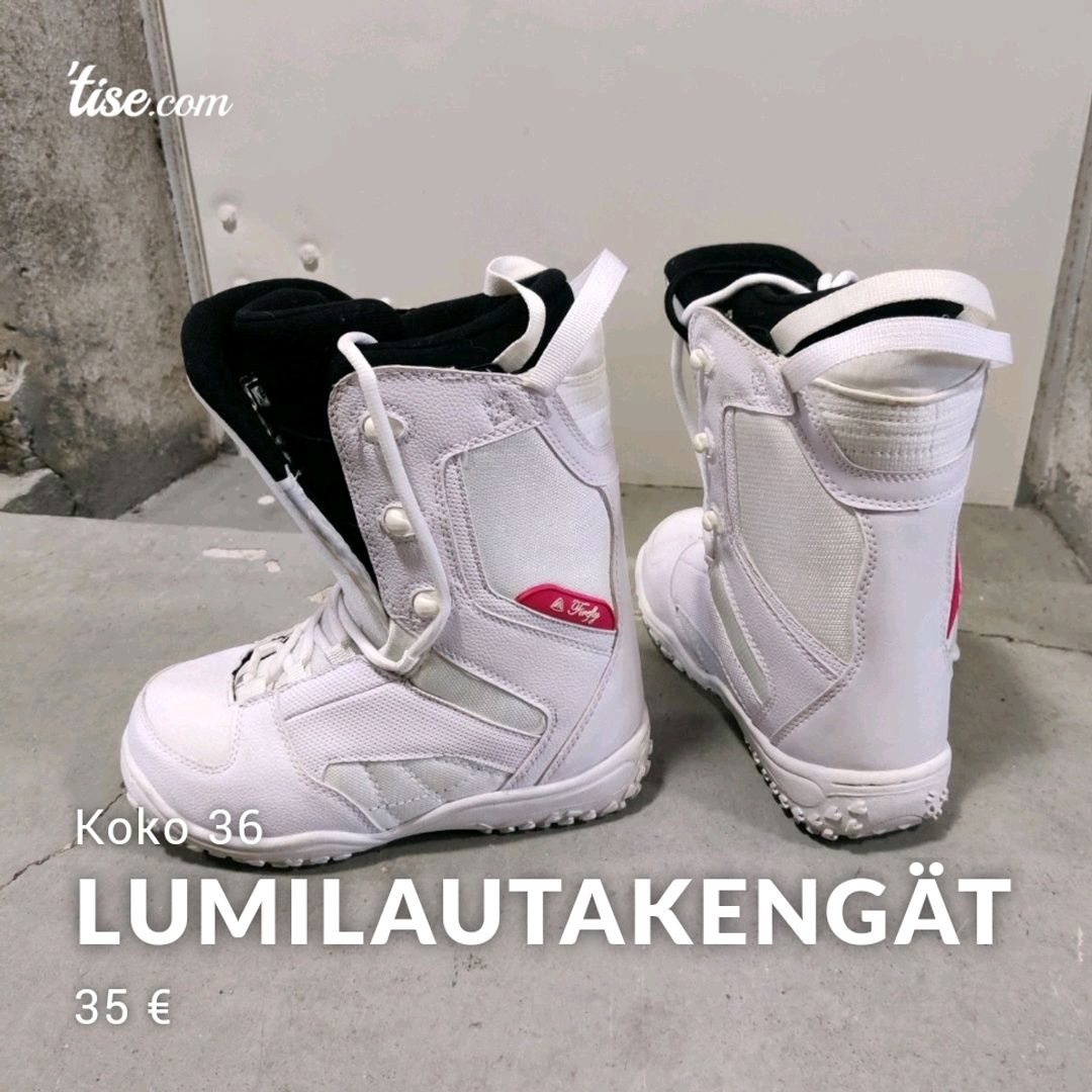 Lumilautakengät