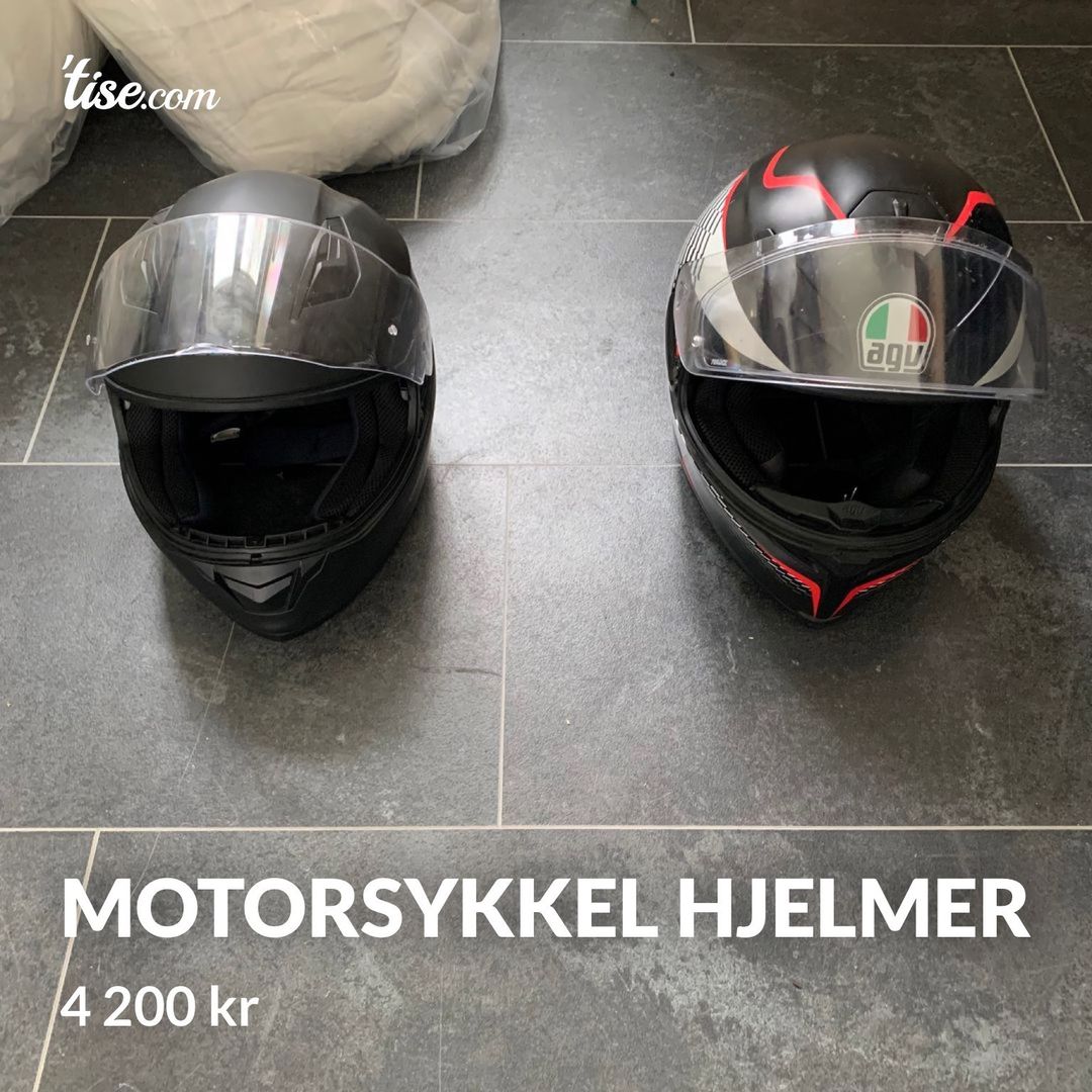 Motorsykkel hjelmer