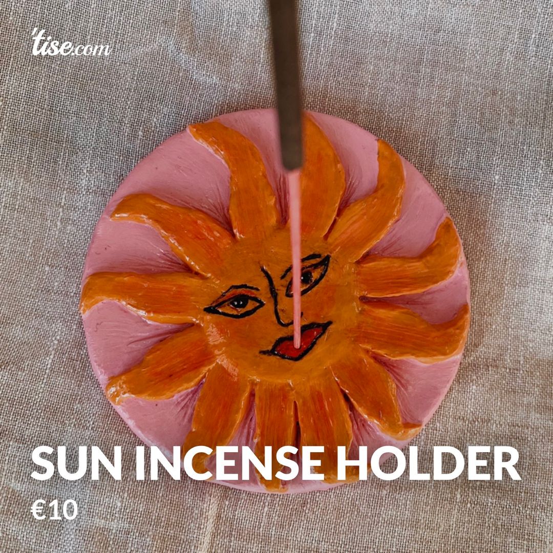 Sun incense holder