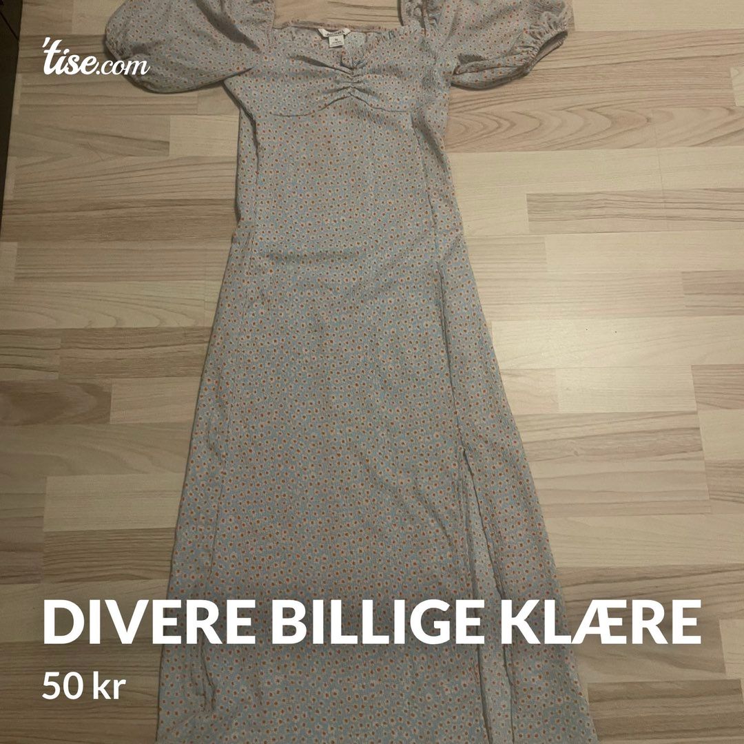 Divere billige klære