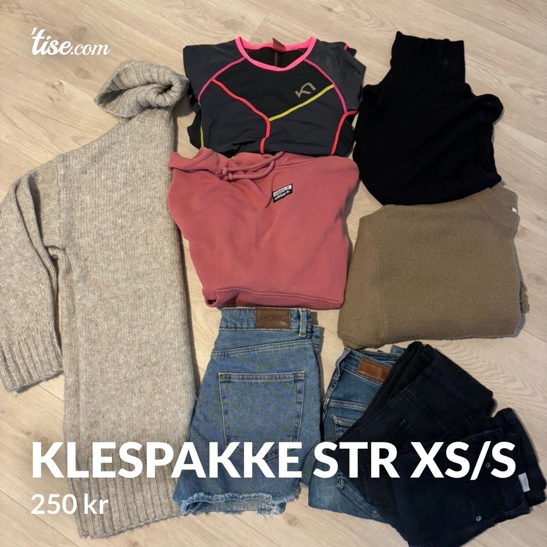 Klespakke str xs/s