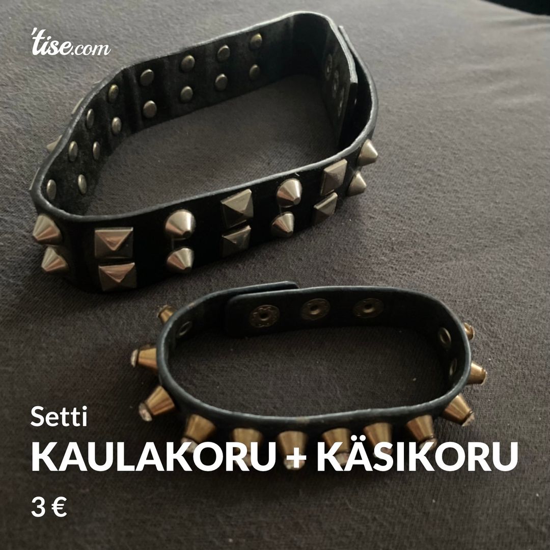 Kaulakoru + käsikoru