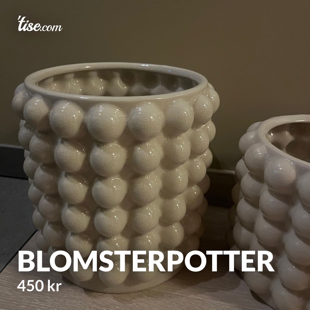 Blomsterpotter