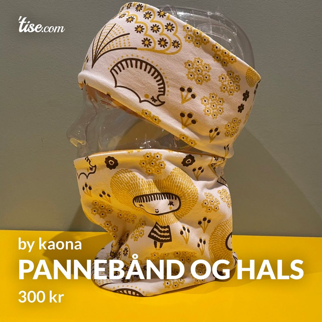 Pannebånd og hals