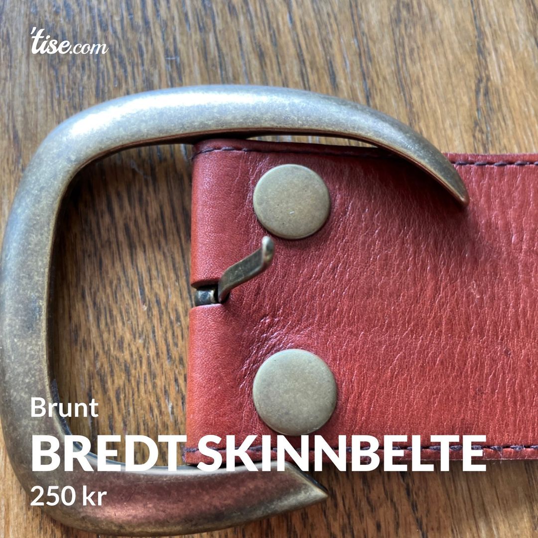 Bredt skinnbelte