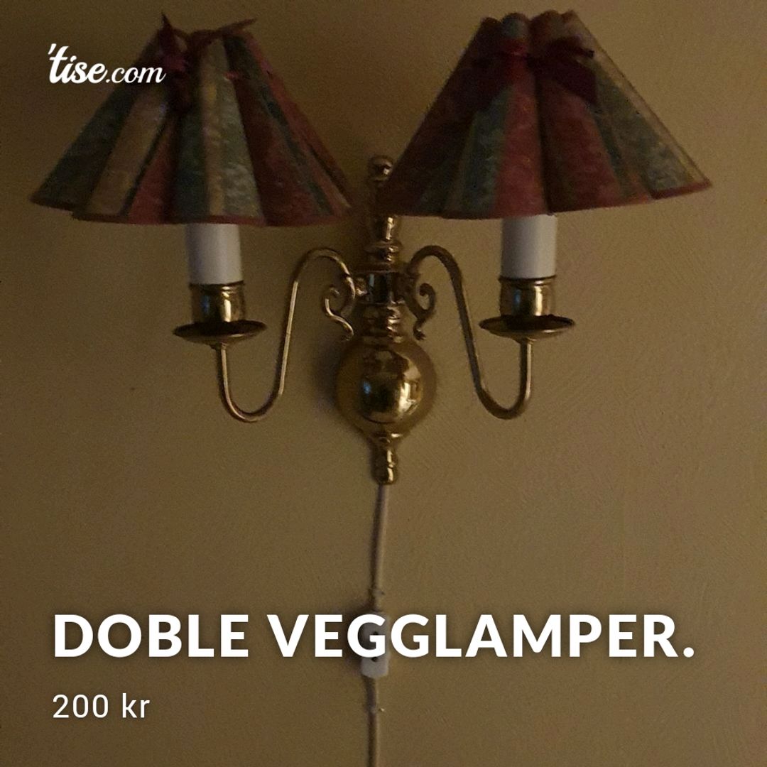 Doble Vegglamper