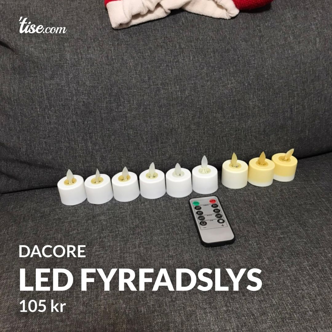 LED fyrfadslys