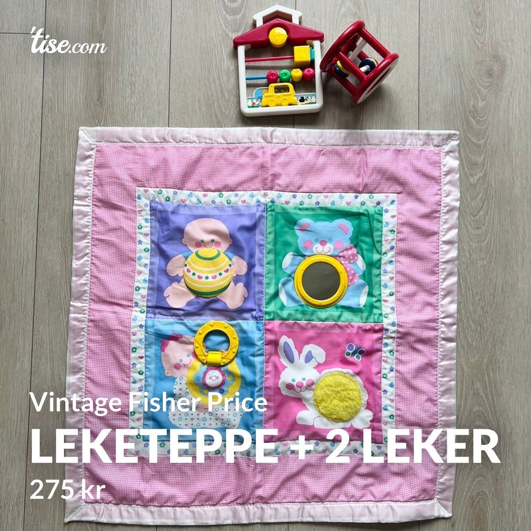 Leketeppe + 2 leker