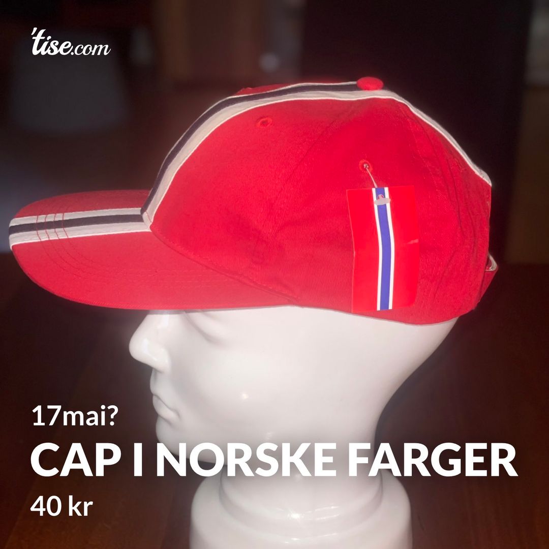 Cap i norske farger