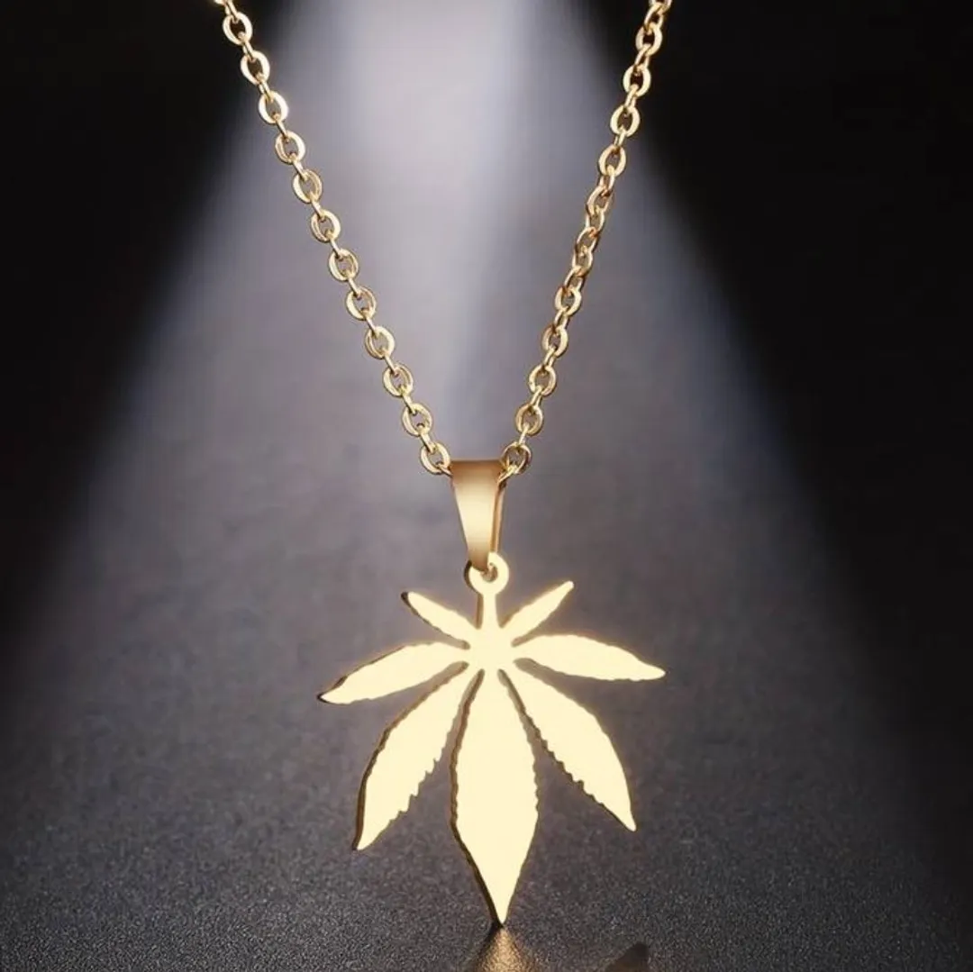 Marijuana necklace