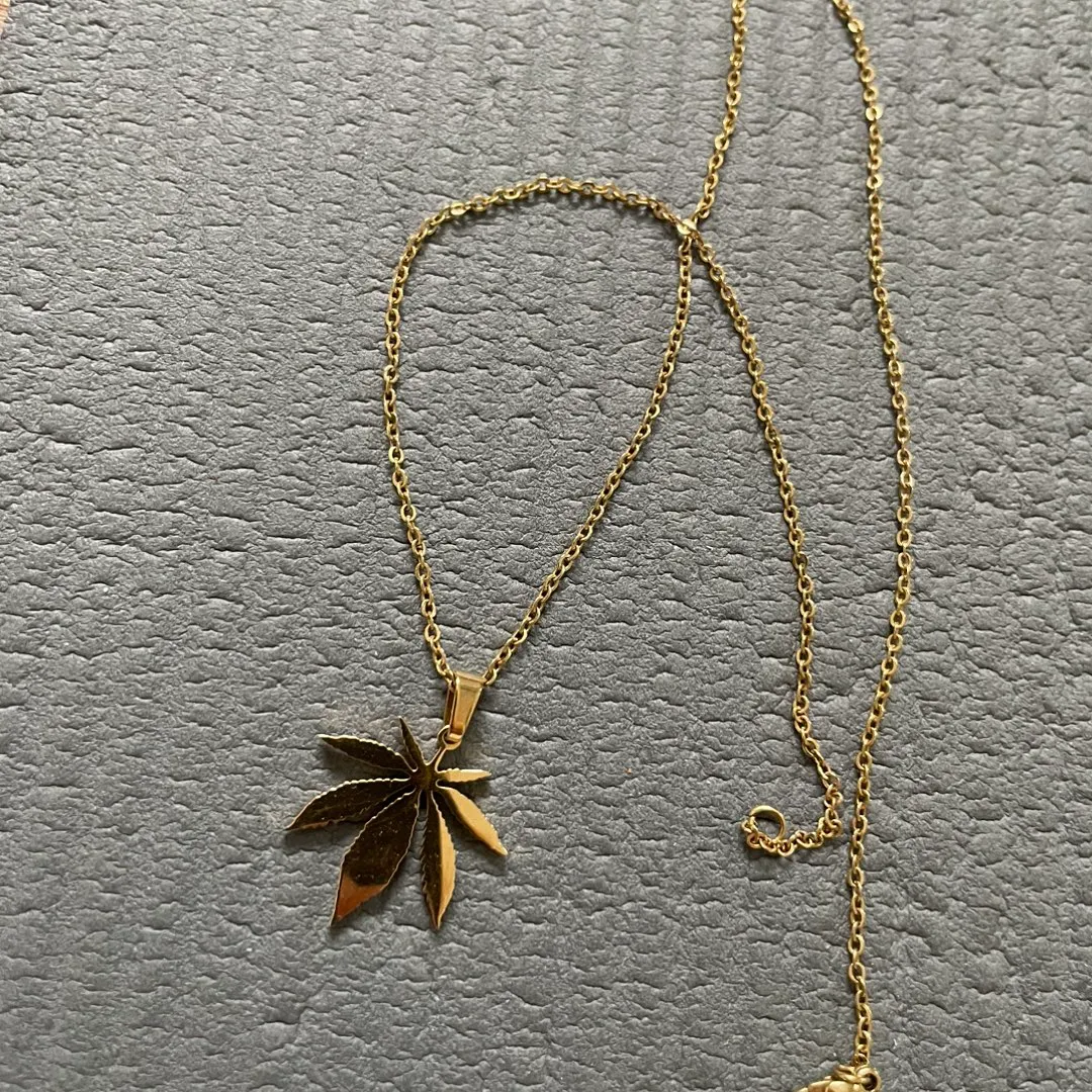 Marijuana necklace