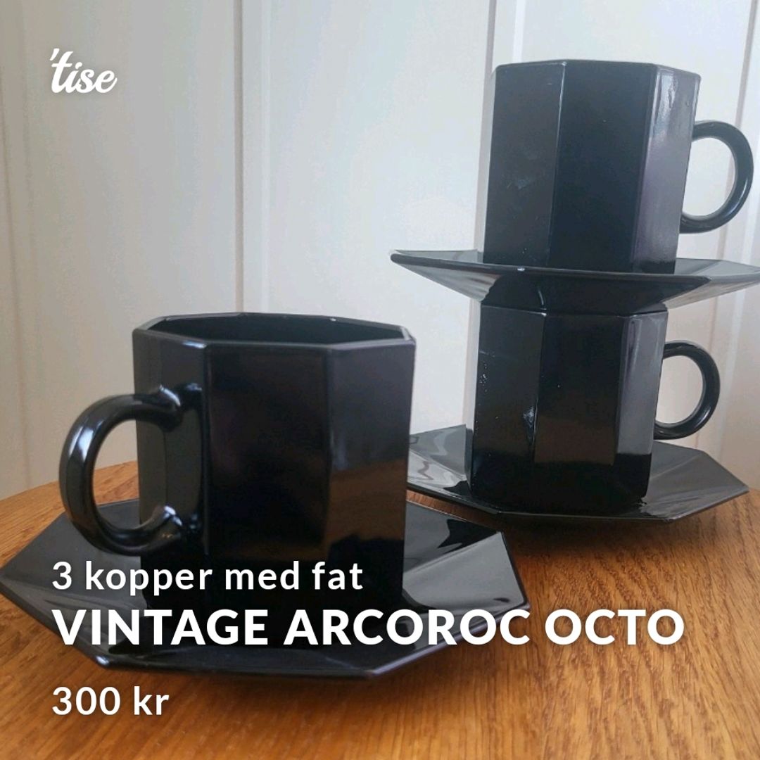 Vintage Arcoroc Octo