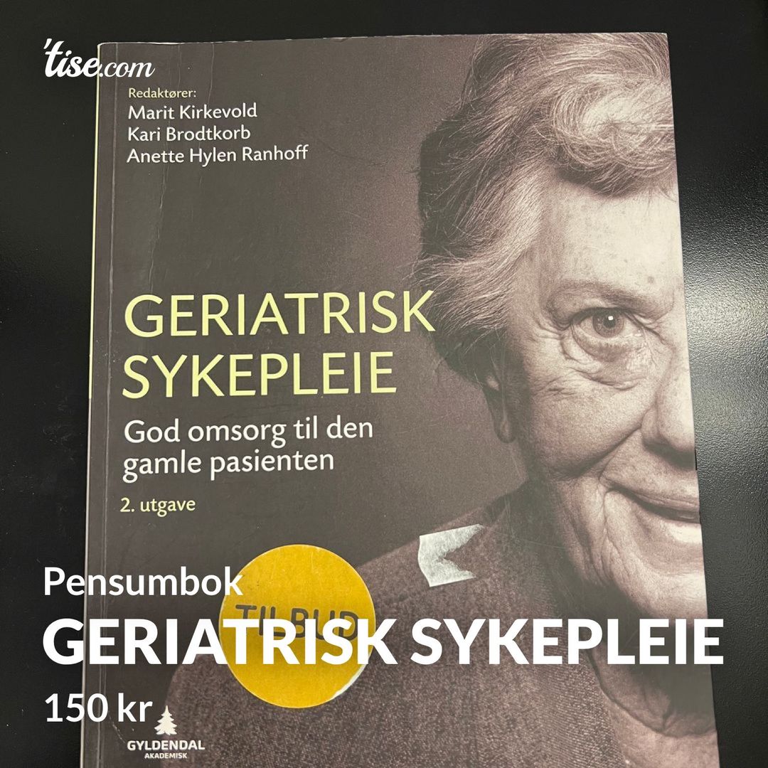 Geriatrisk sykepleie