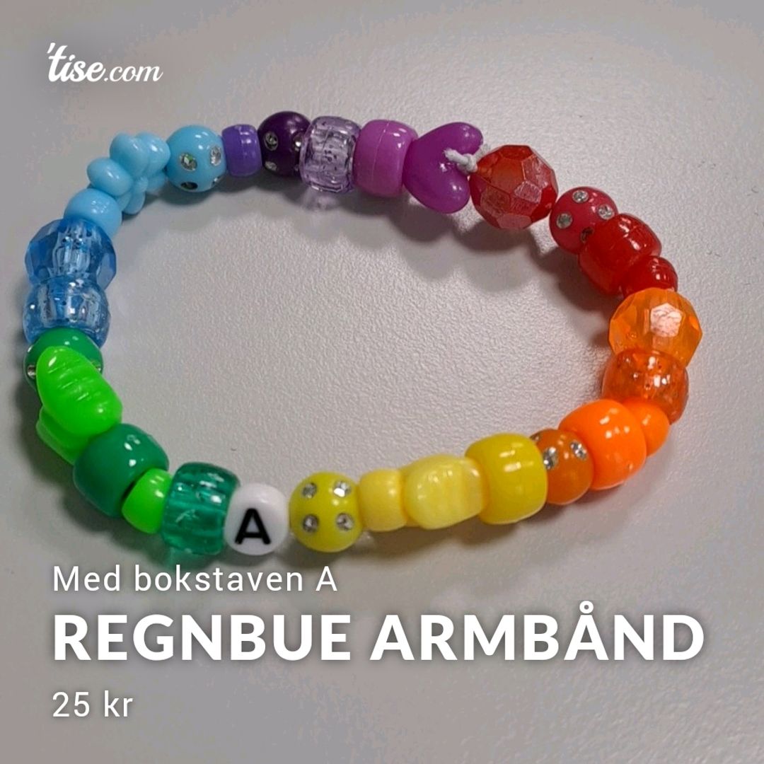 Regnbue Armbånd