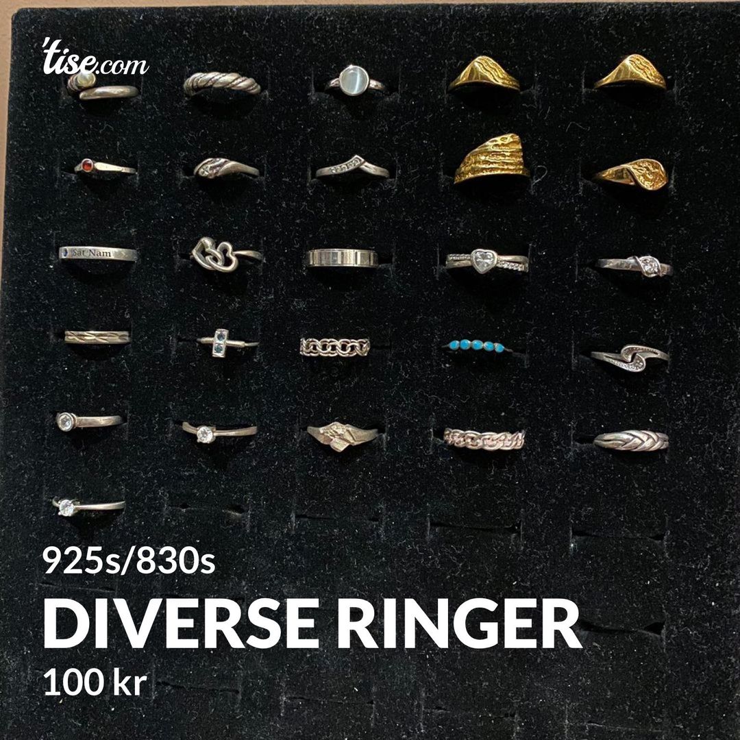 Diverse ringer