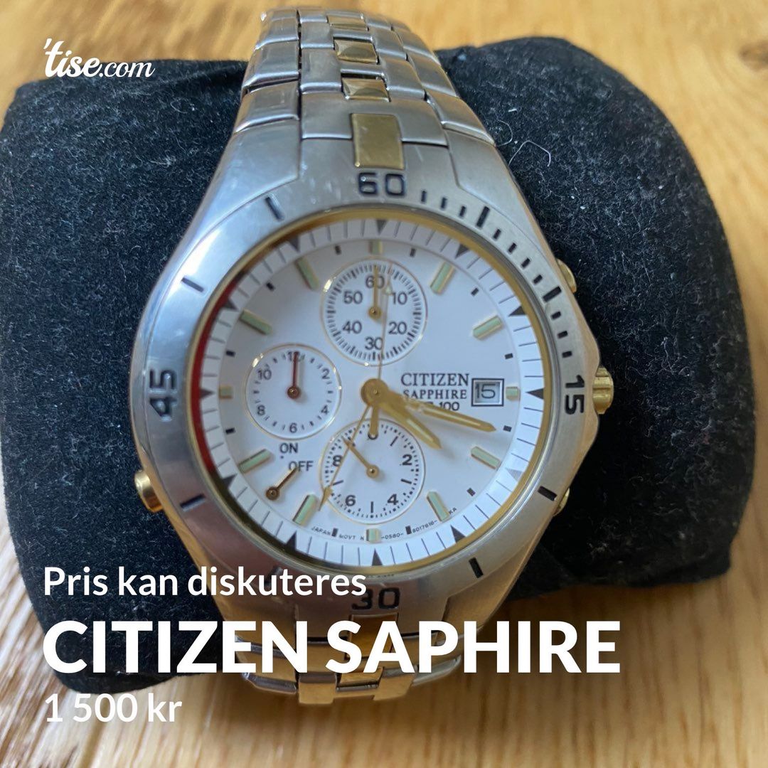 Citizen saphire