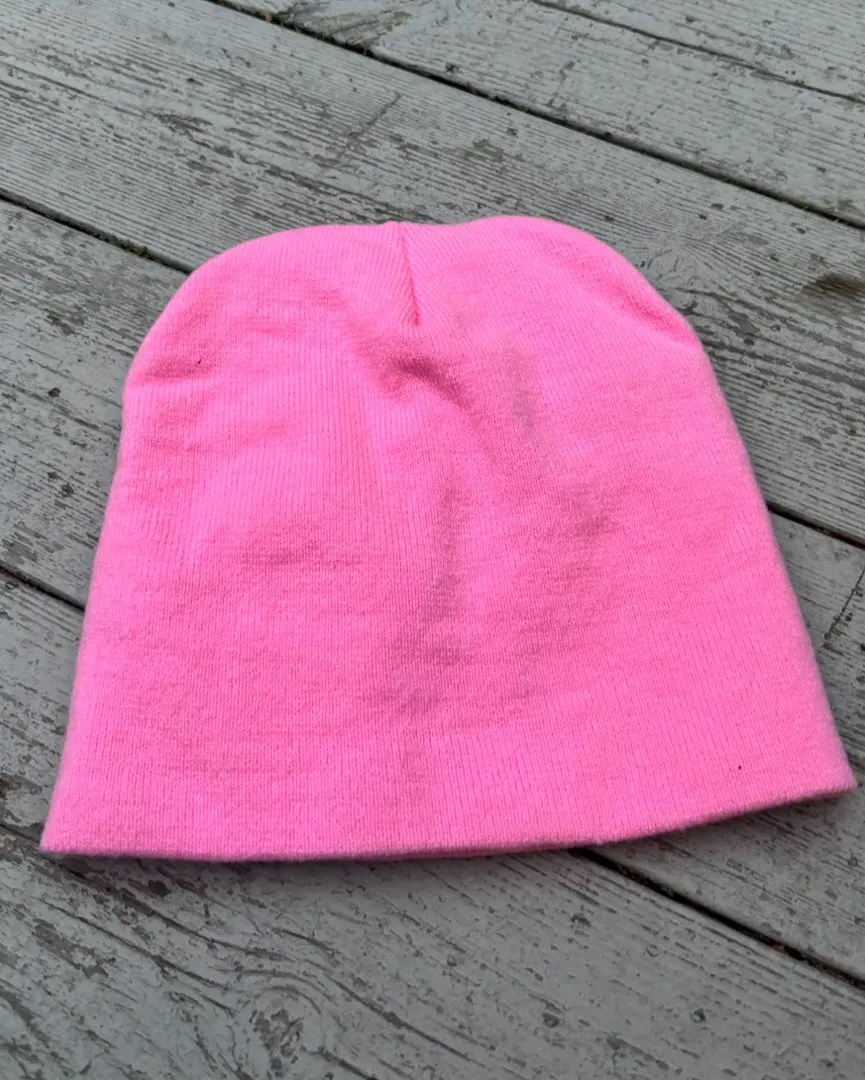 Pink spider beanie