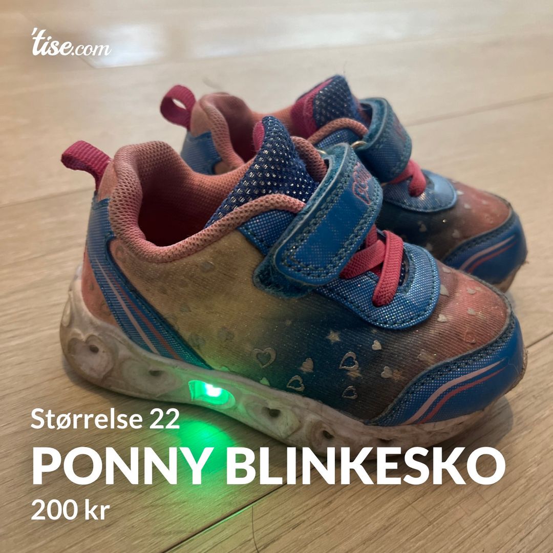 Ponny blinkesko