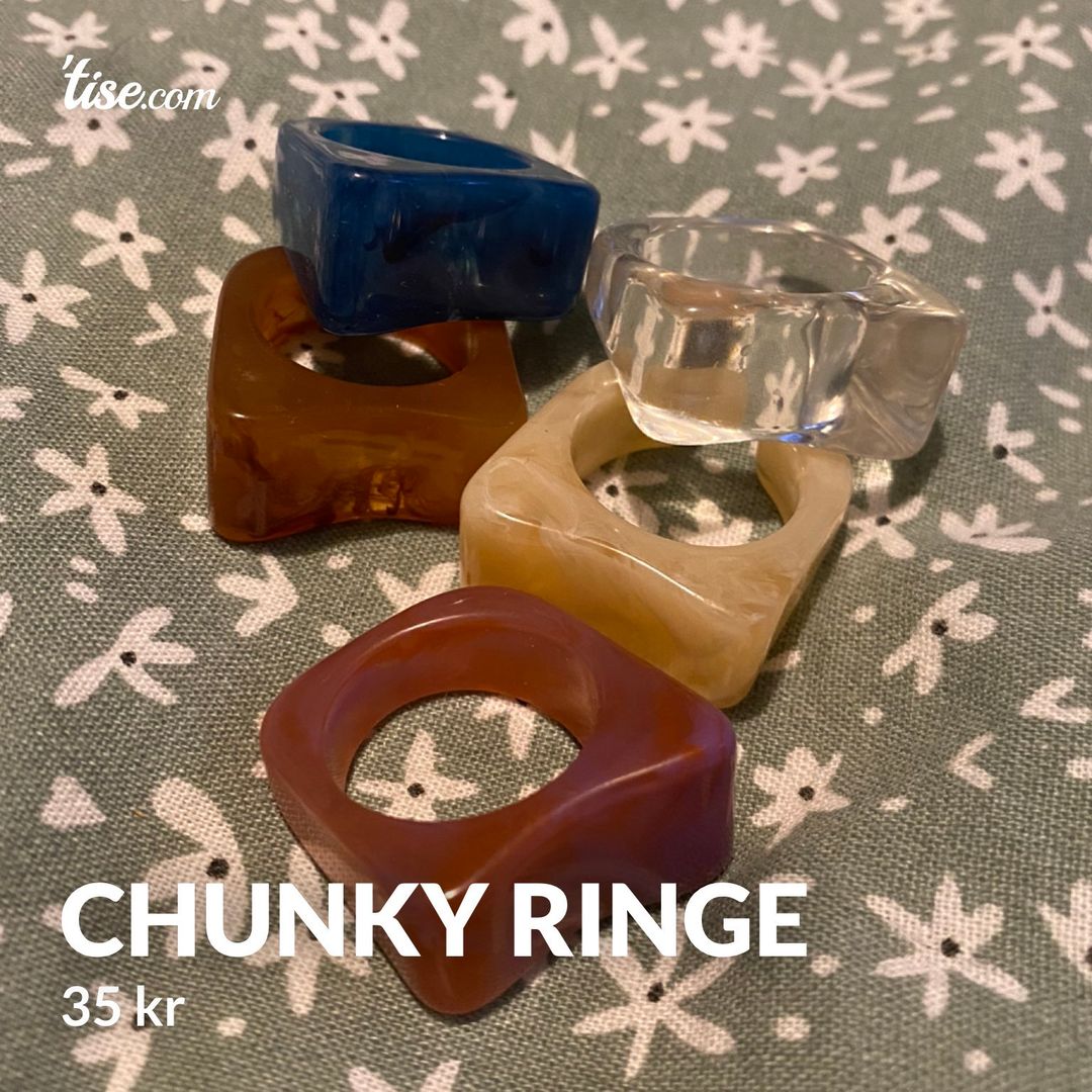 Chunky ringe