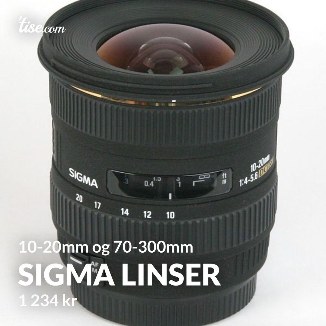 Sigma linser