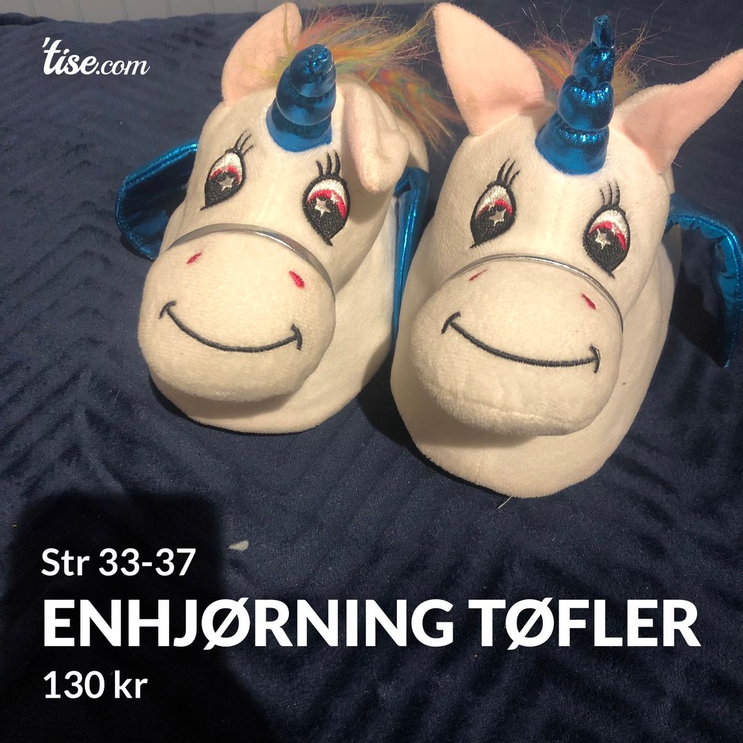 Enhjørning tøfler