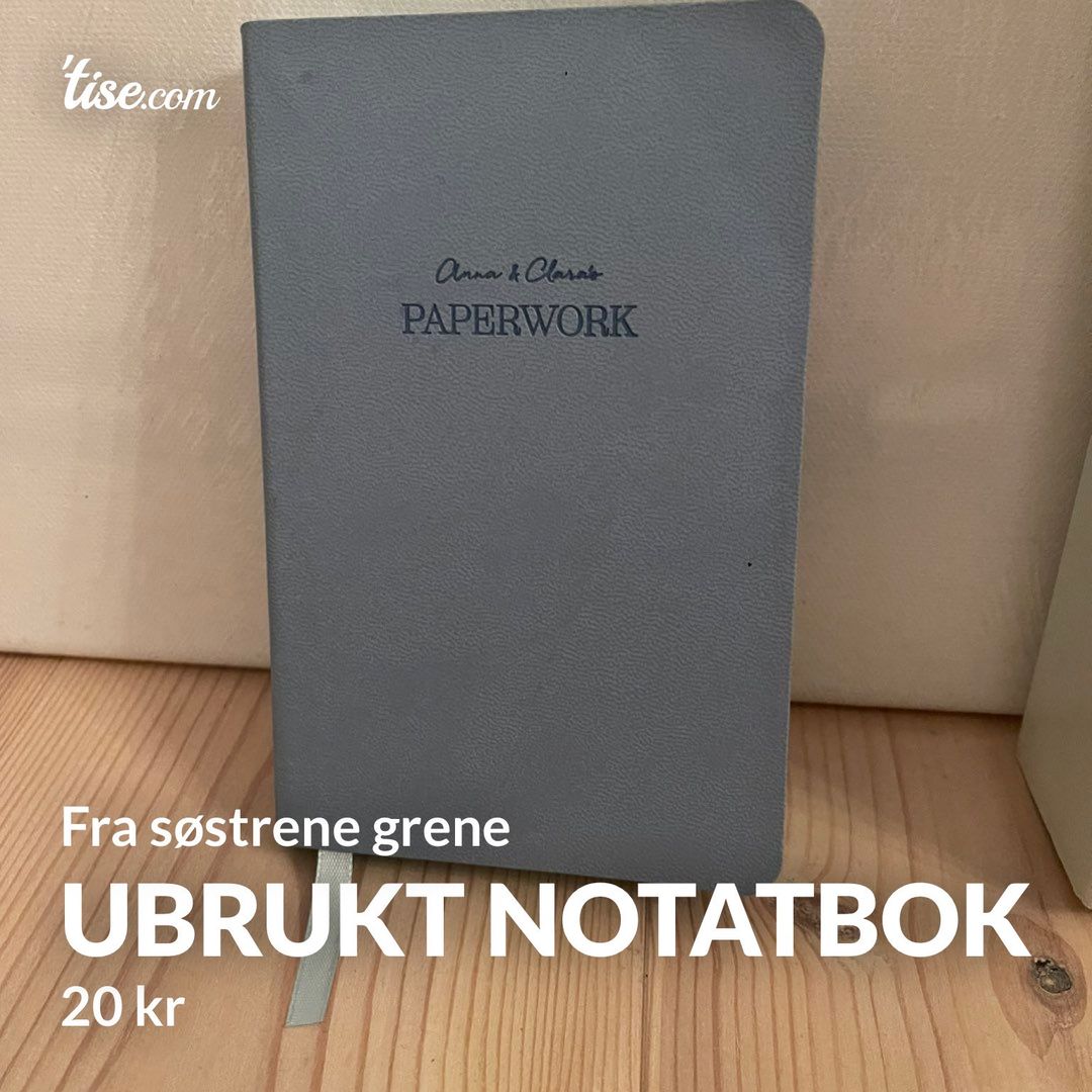 Ubrukt notatbok