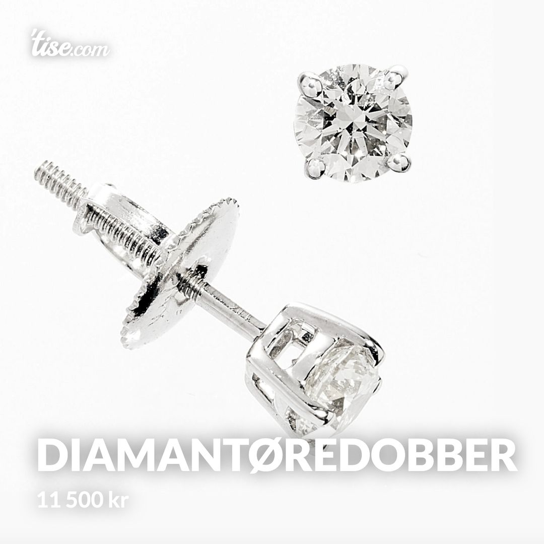 Diamantøredobber