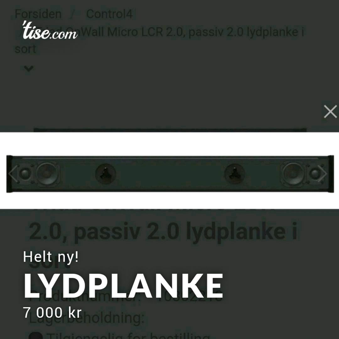 Lydplanke