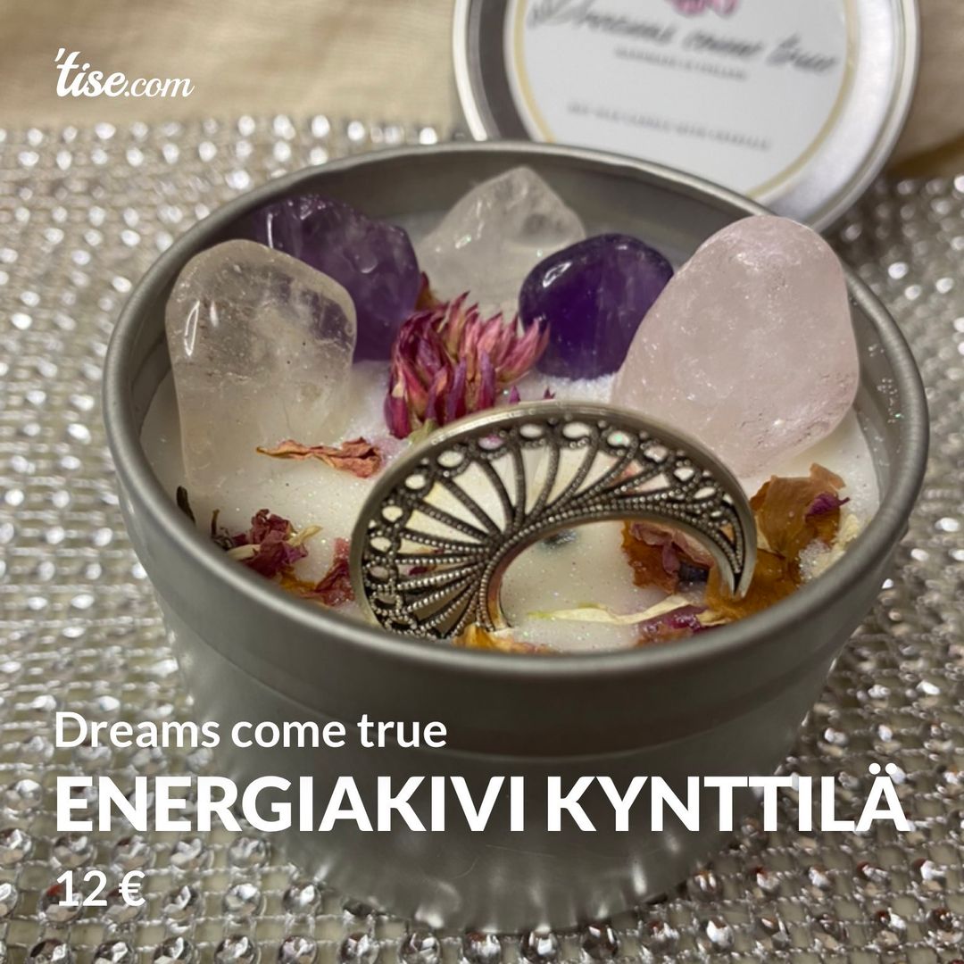 Energiakivi kynttilä