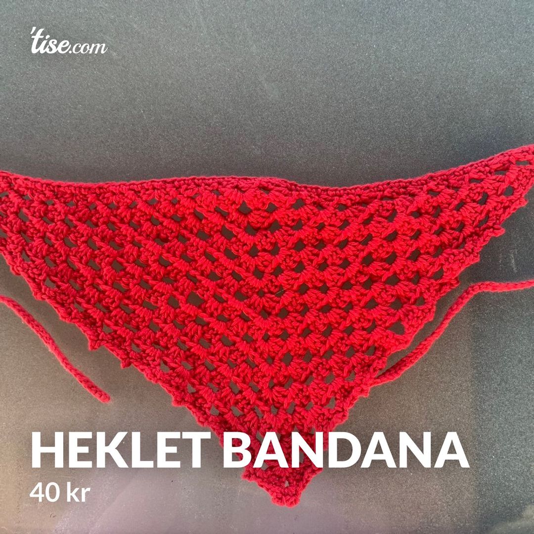 Heklet bandana