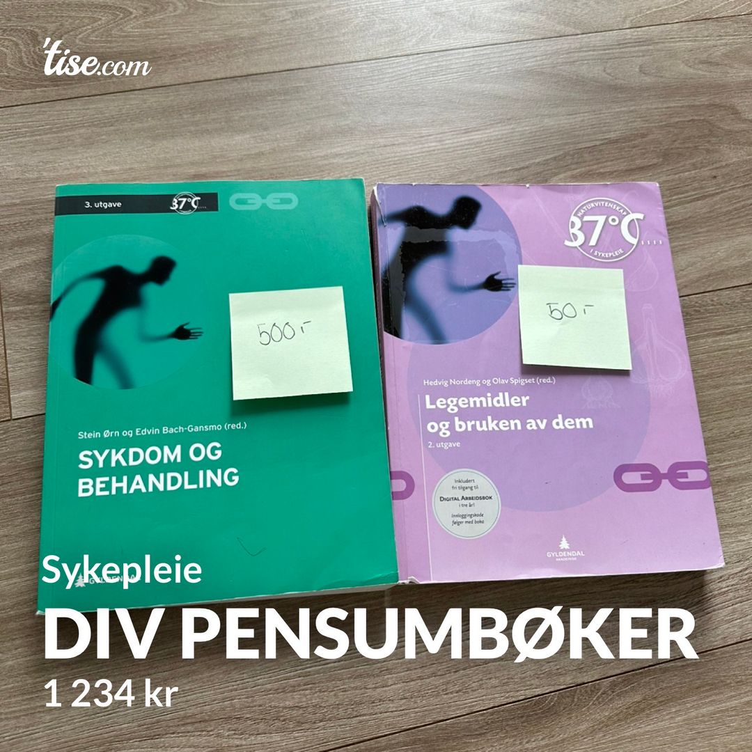 Div pensumbøker