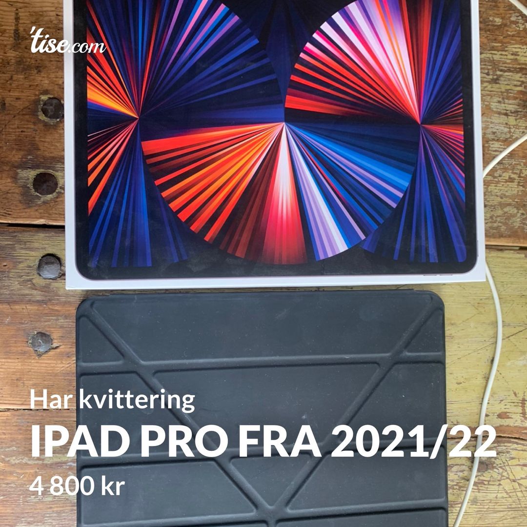 Ipad pro fra 2021/22