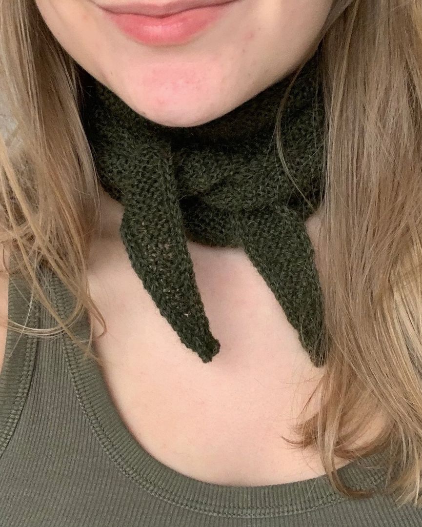 grønt scarf