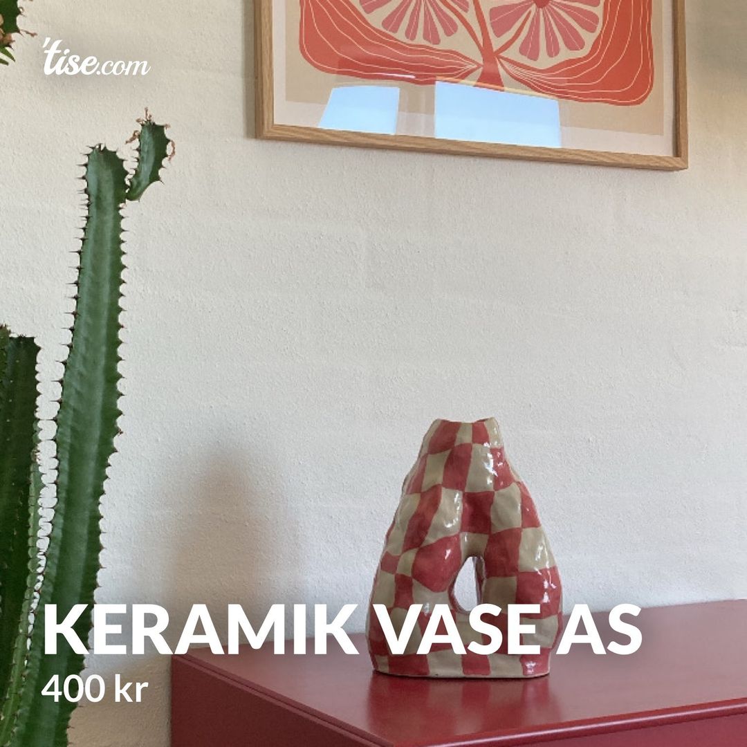 Keramik vase AS