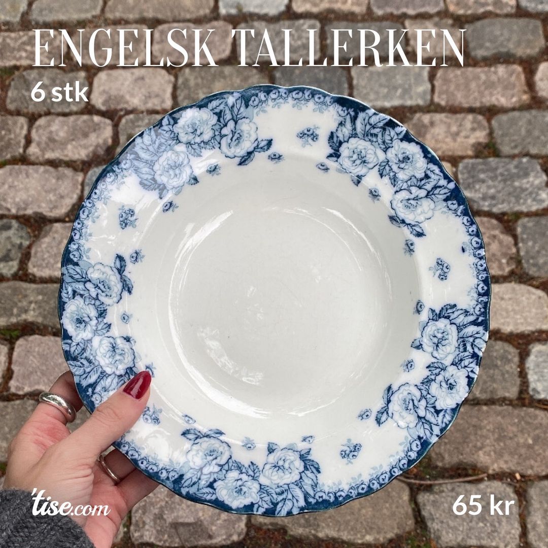 ENGELSK TALLERKEN