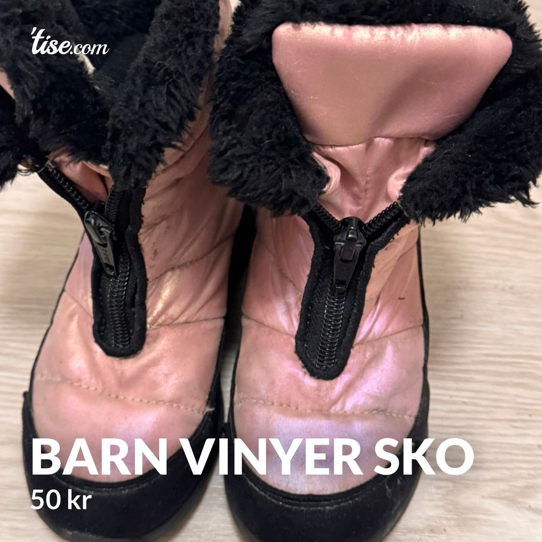 Barn vinyer sko