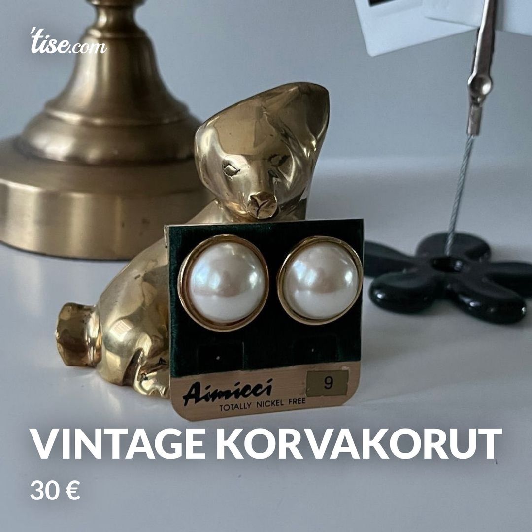 Vintage korvakorut