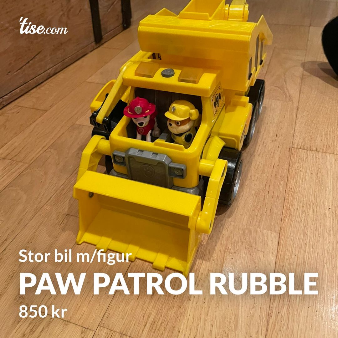 Paw patrol Rubble