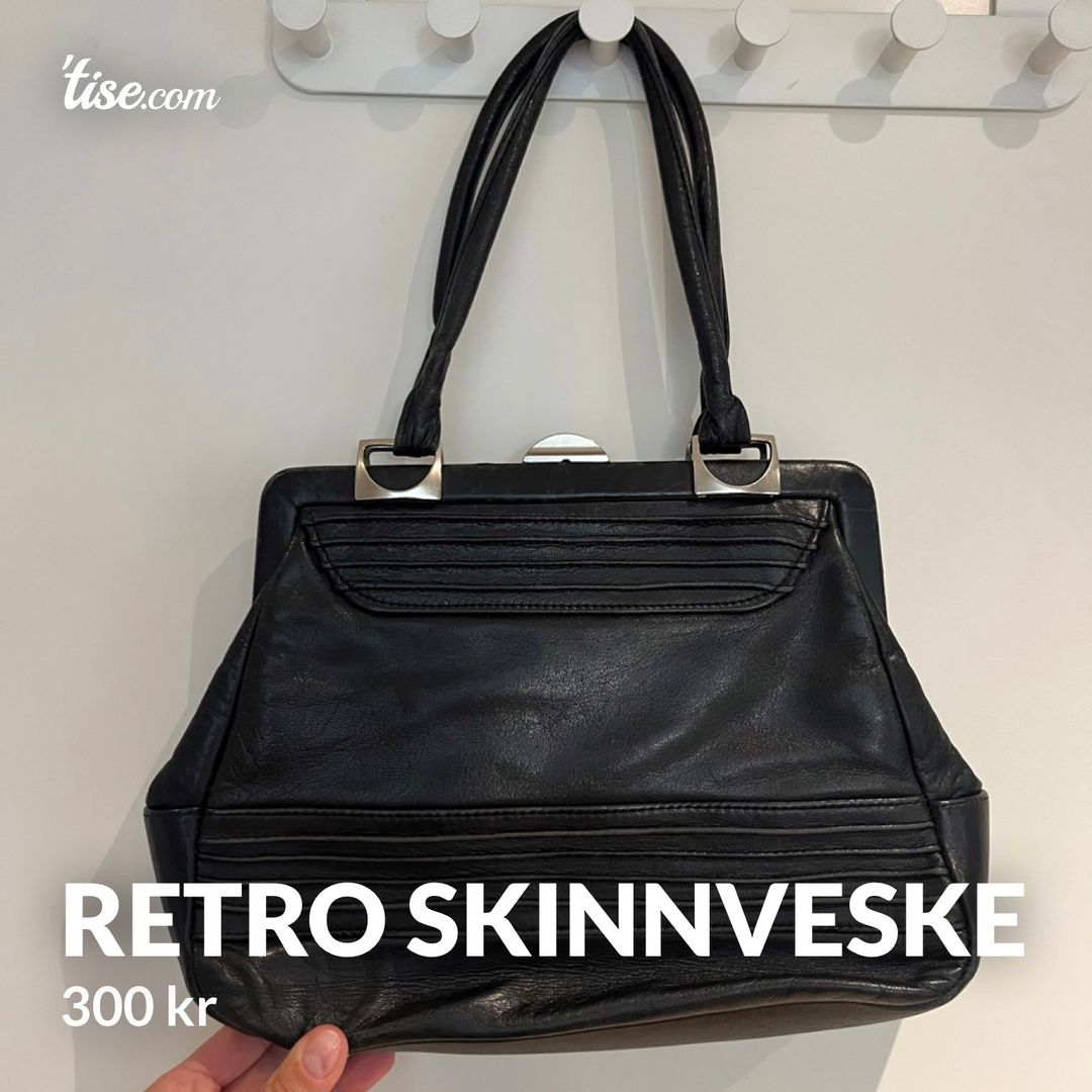 Retro skinnveske