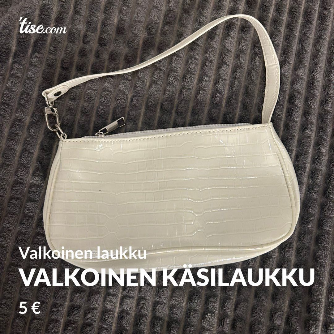 Valkoinen käsilaukku