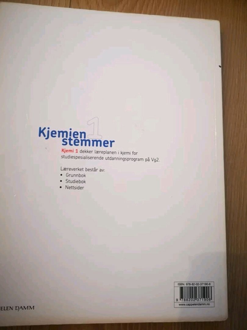 Kjemien 1 Stemmer