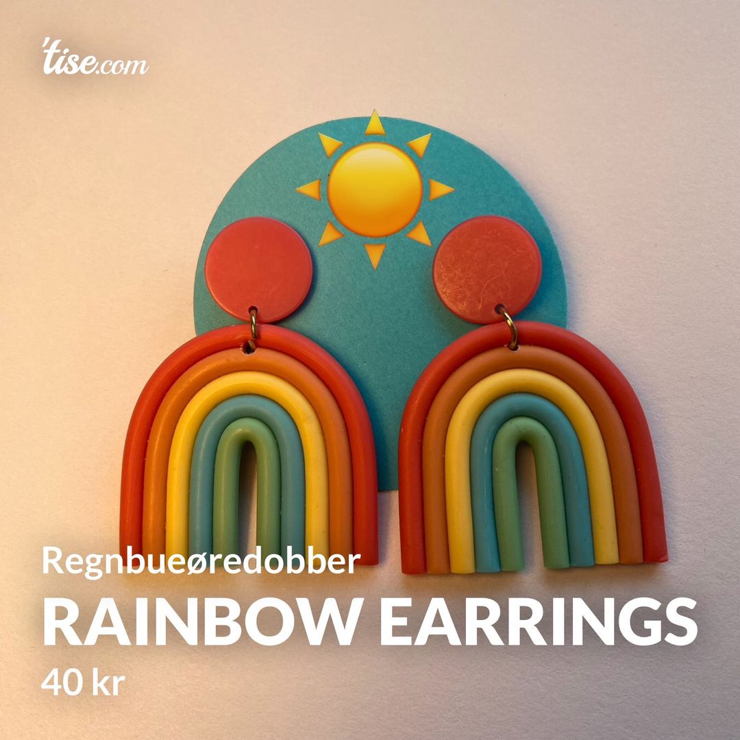 Rainbow earrings