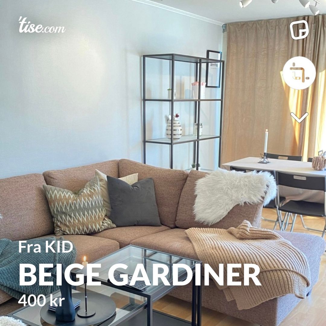 Beige gardiner