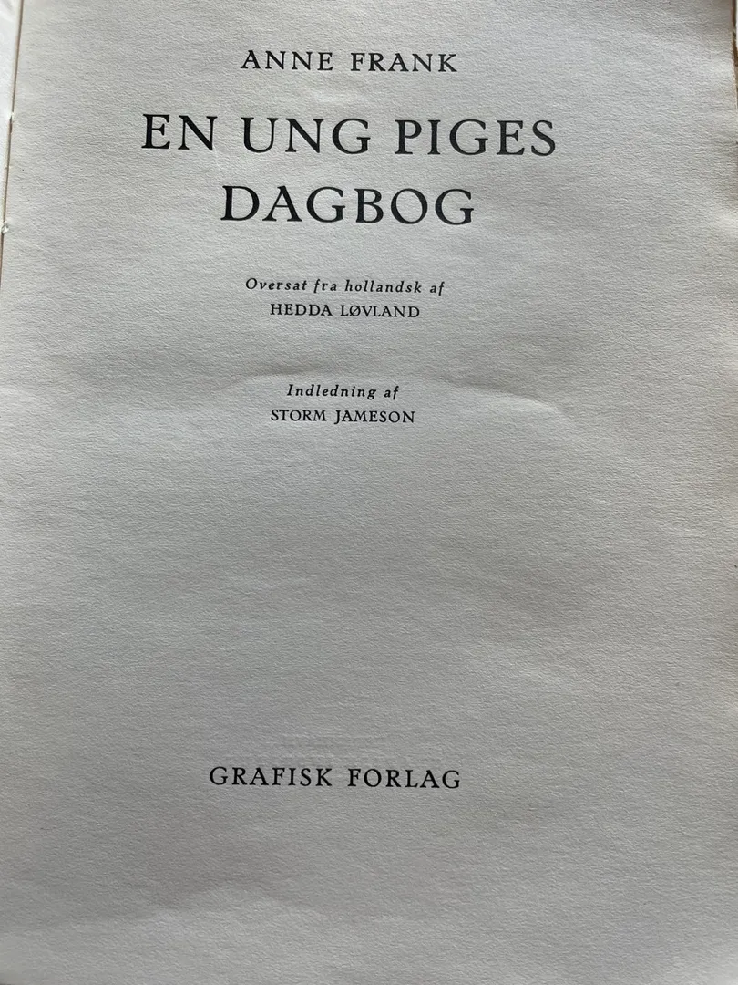 Anne Franks dagbog